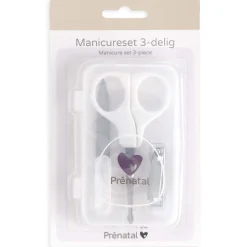 Prénatal manicure setje in doosje wit