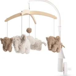 Prénatal muziekmobiel Otis de olifant Grey