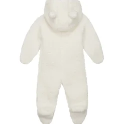 Prénatal newborn berenpak teddy lange mouwen effen wit
