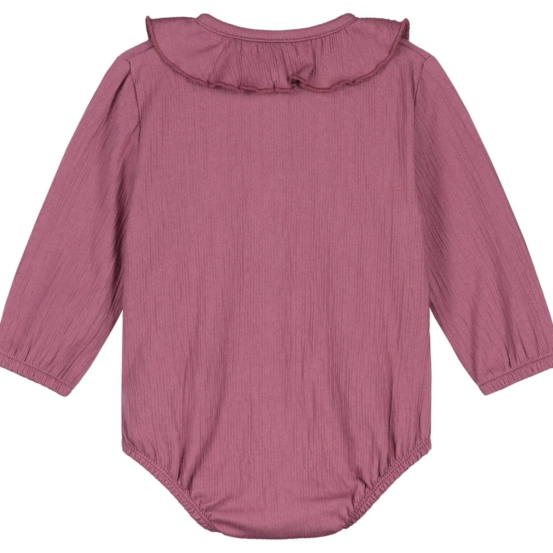 Prénatal newborn body lange mouwen effen paars