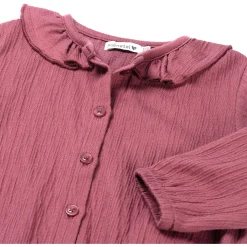 Prénatal newborn body lange mouwen effen paars