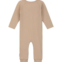 Prénatal newborn boxpakje rib lange mouwen effen taupe