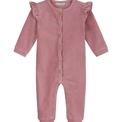 Prénatal newborn boxpakje velours lange mouwen effen roze