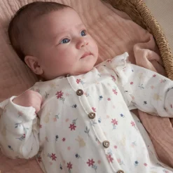 Prénatal newborn boxpakje lange mouwen bloemen wit