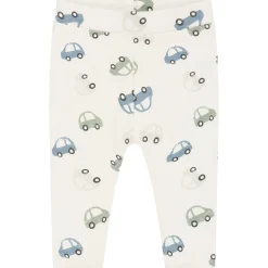 Prénatal newborn broek  all over print wit