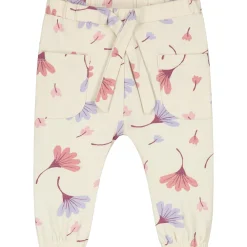 Prénatal newborn broek  bloemen beige