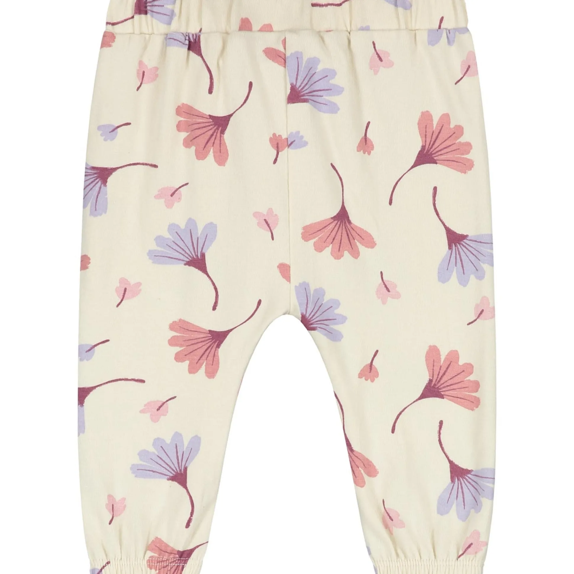 Prénatal newborn broek bloemen beige