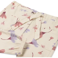 Prénatal newborn broek bloemen beige