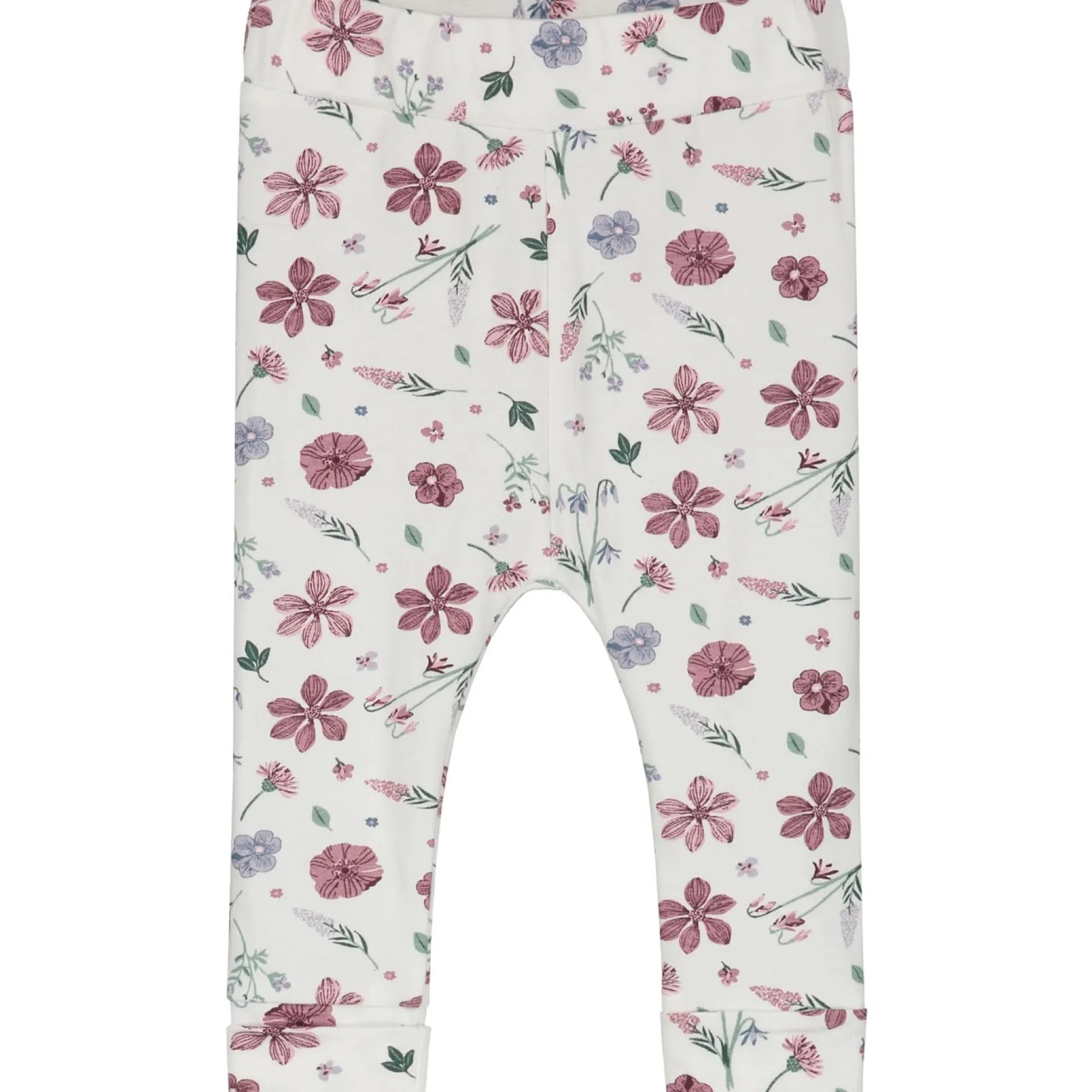 Prénatal newborn broek bloemen roze