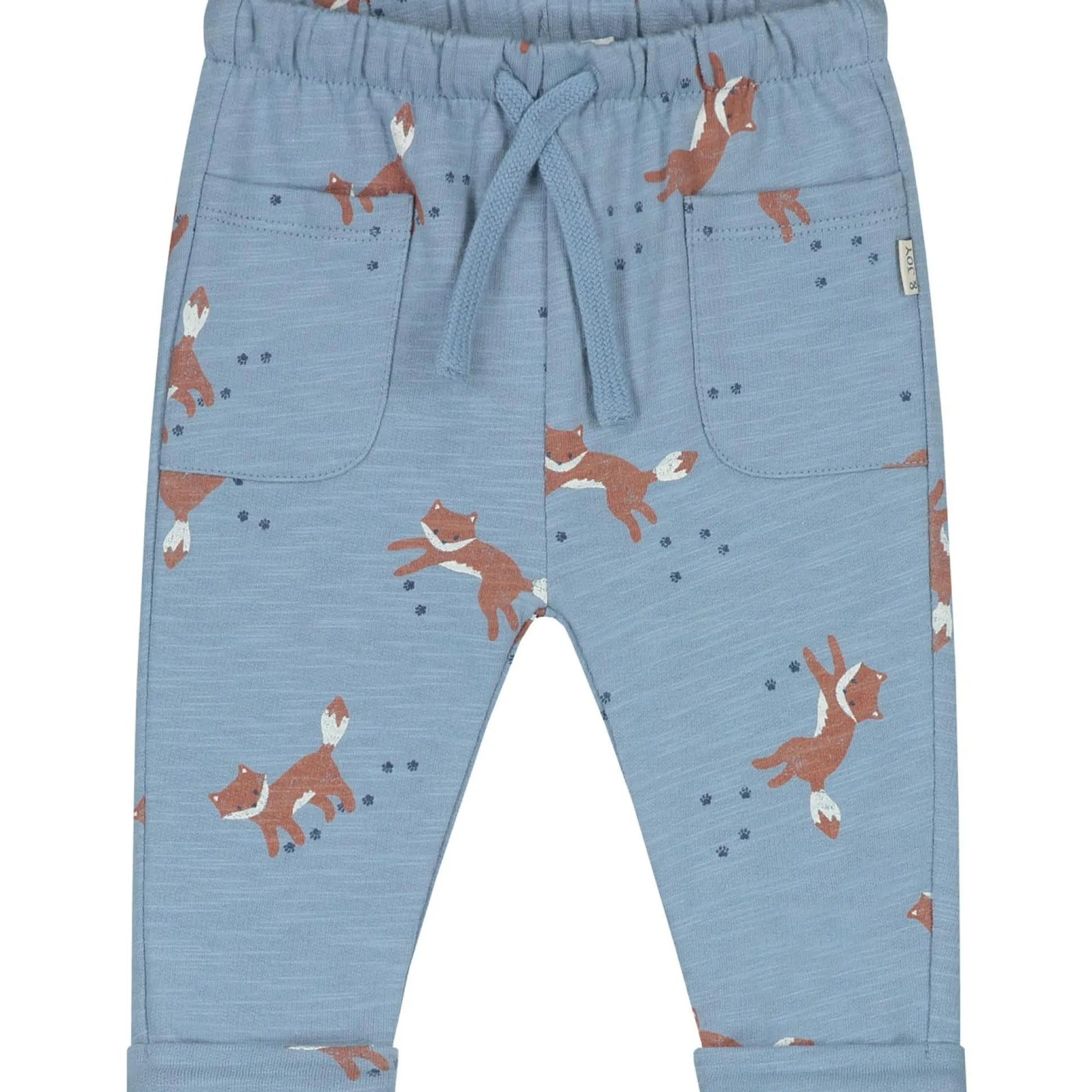 Prénatal newborn broek dierenprint blauw