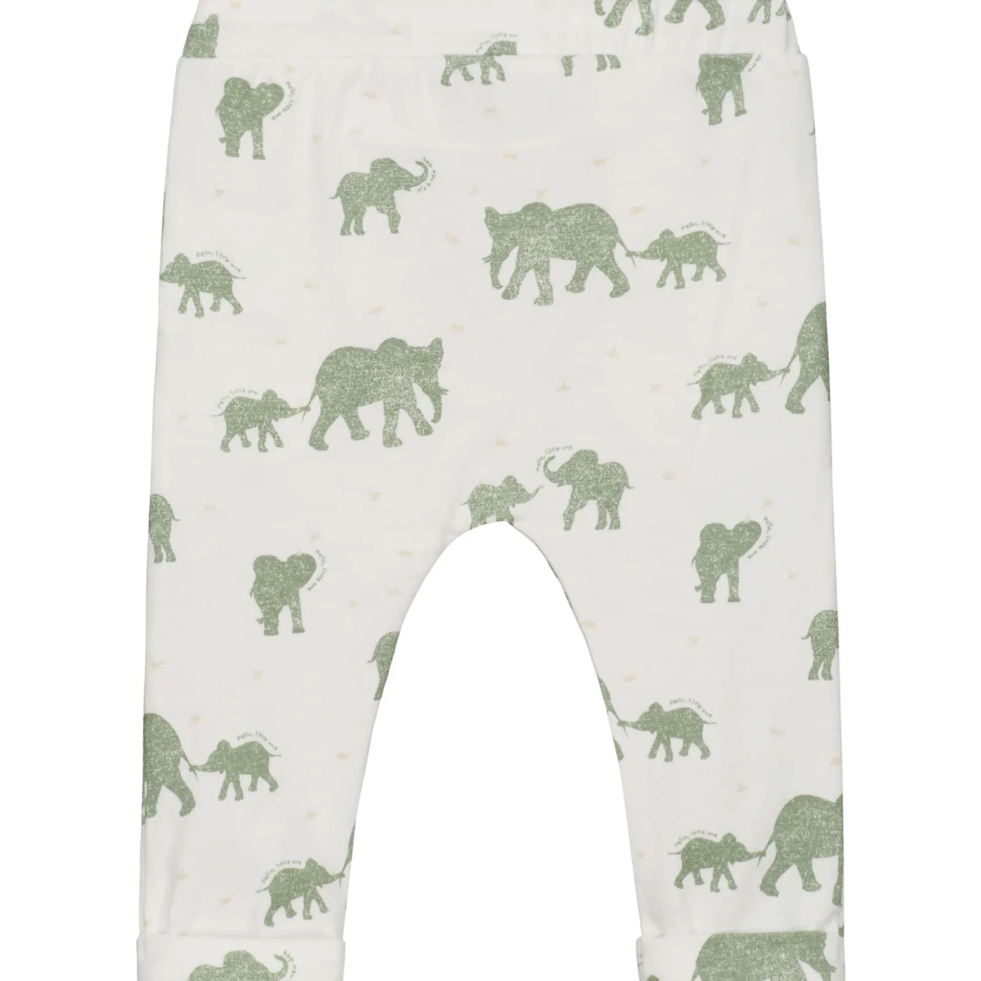 Prénatal newborn broek dierenprint groen