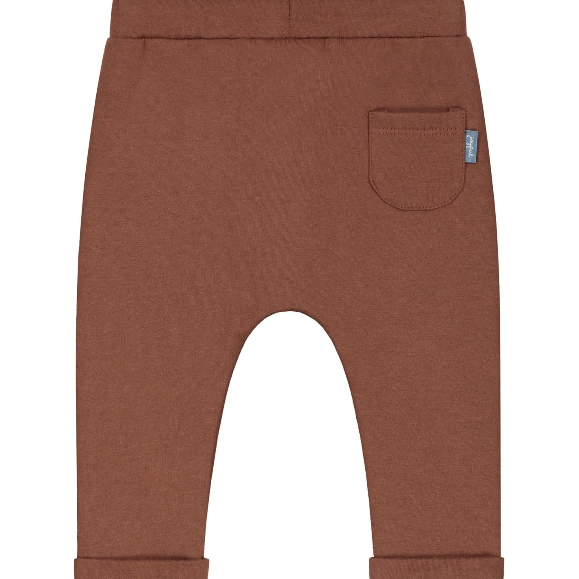Prénatal newborn broek effen bruin