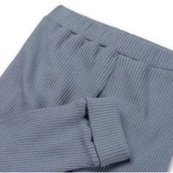Prénatal newborn broek rib blauw