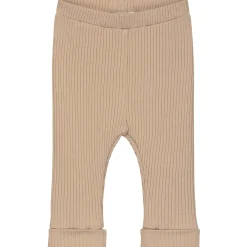 Prénatal newborn broek rib  effen taupe