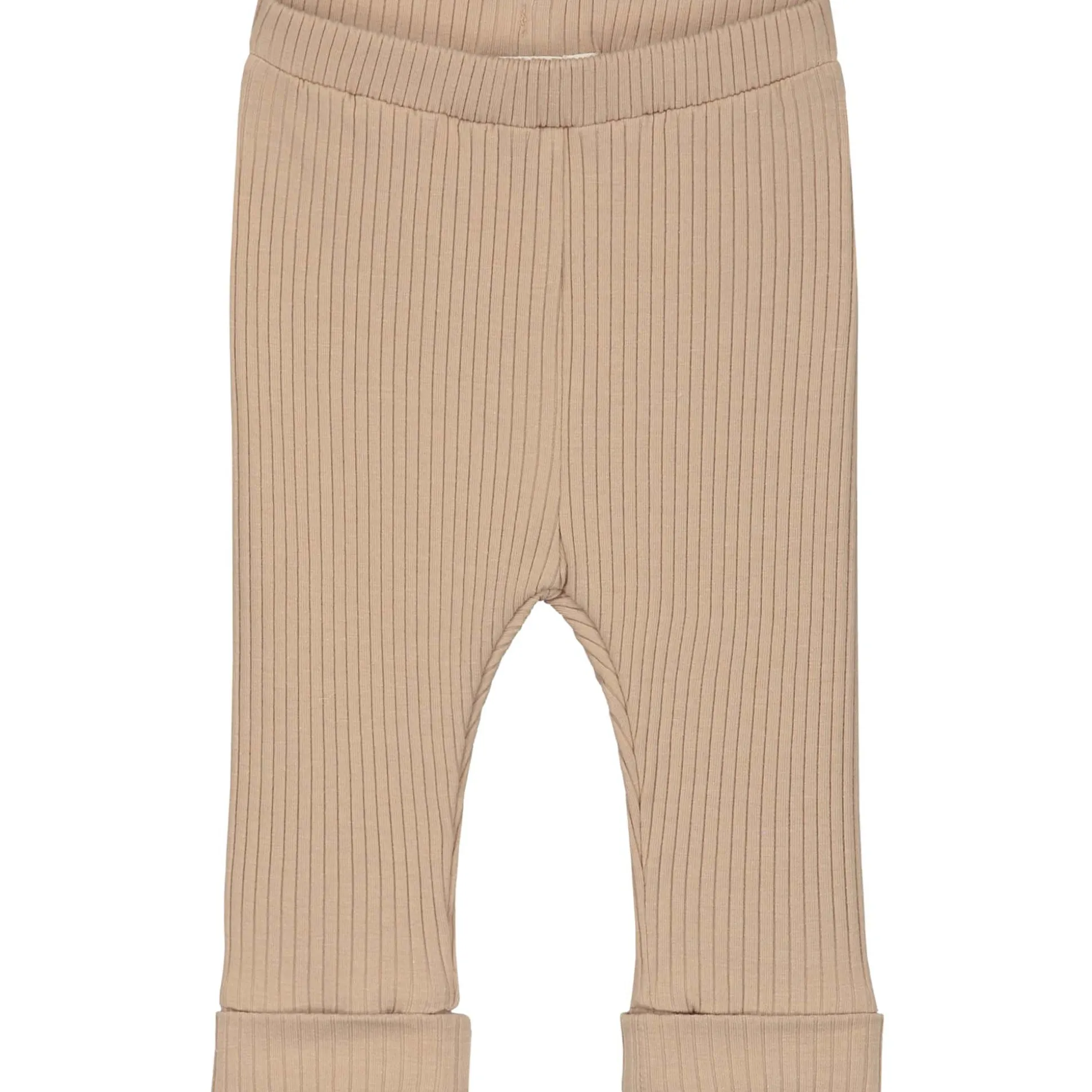 Prénatal newborn broek rib effen taupe