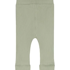 Prénatal newborn broek rib Pure  effen groen