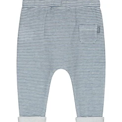 Prénatal newborn broek  strepen blauw
