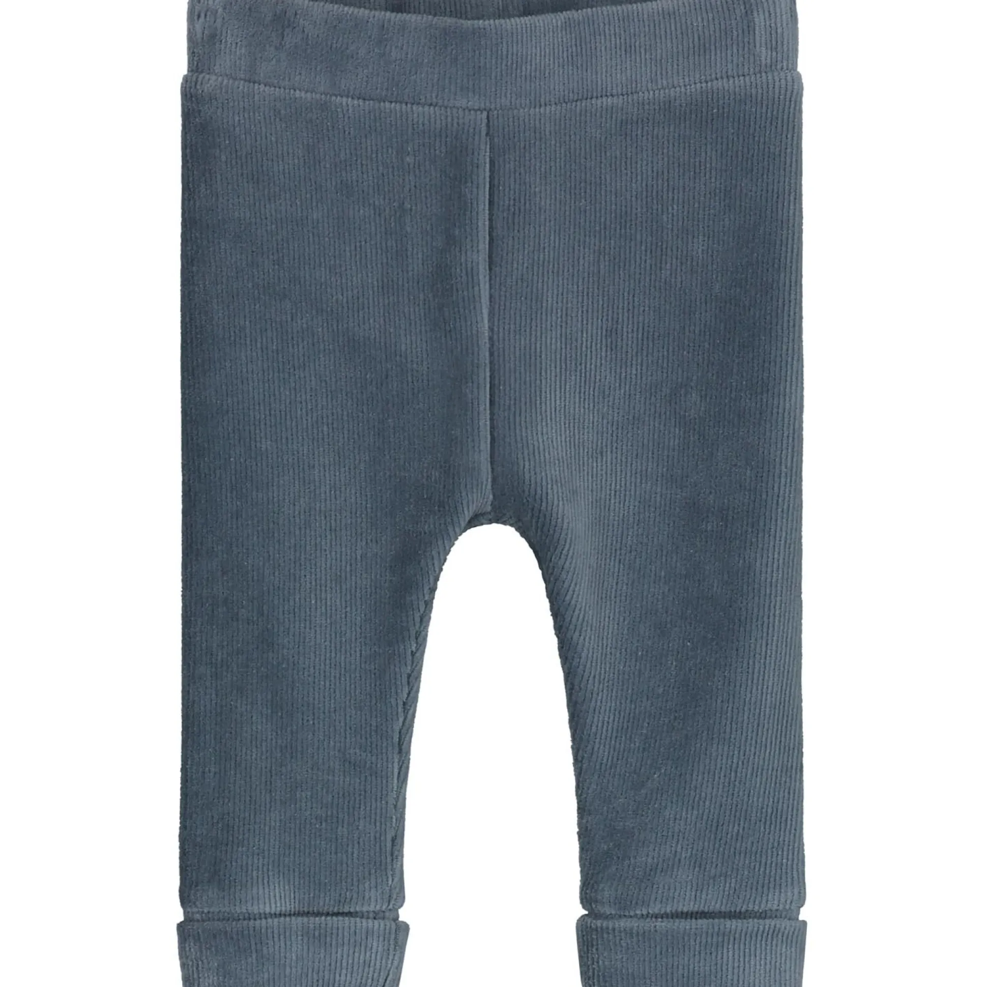 Prénatal newborn broek velours effen blauw