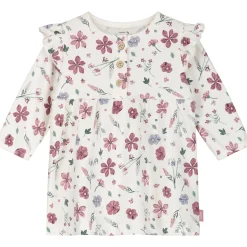 Prénatal newborn jurk lange mouwen bloemen multi