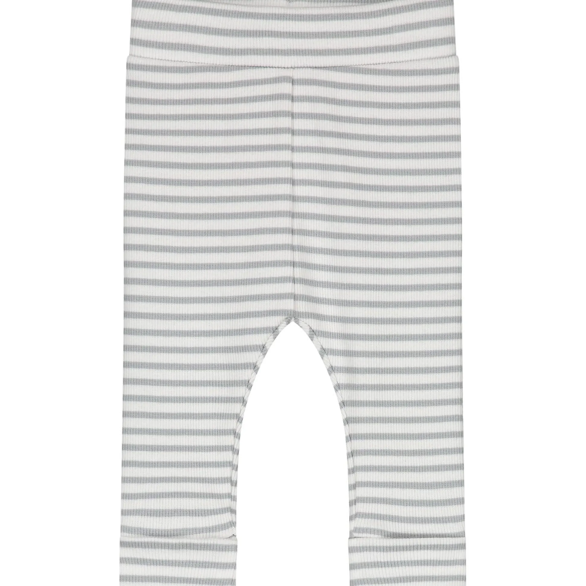 Prénatal newborn kledingset rib streep lange mouwen strepen grijs