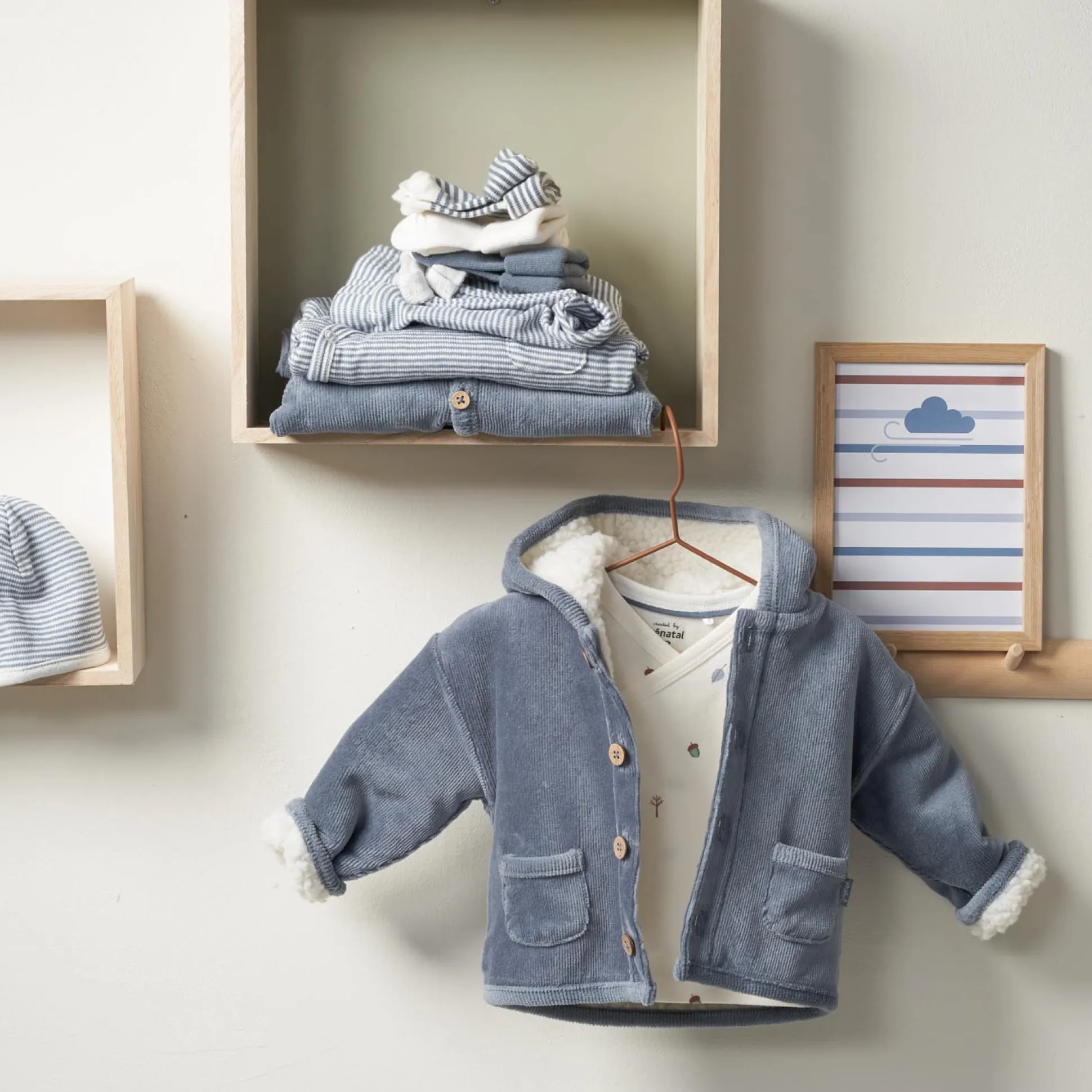 Prénatal newborn muts blauw