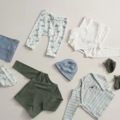 Prénatal newborn muts rib   blauw