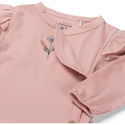Prénatal newborn overslagshirt lange mouwen printopdruk roze