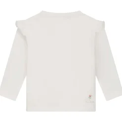 Prénatal newborn overslagshirt lange mouwen printopdruk wit