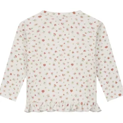 Prénatal newborn overslagshirt lange mouwen all over print roze