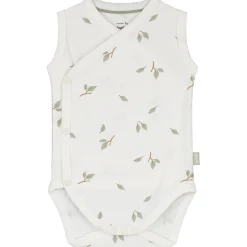 Prénatal newborn romper Pure mouwloos all over print wit