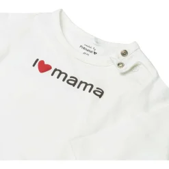 Prénatal newborn shirt mama lange mouwen tekst wit