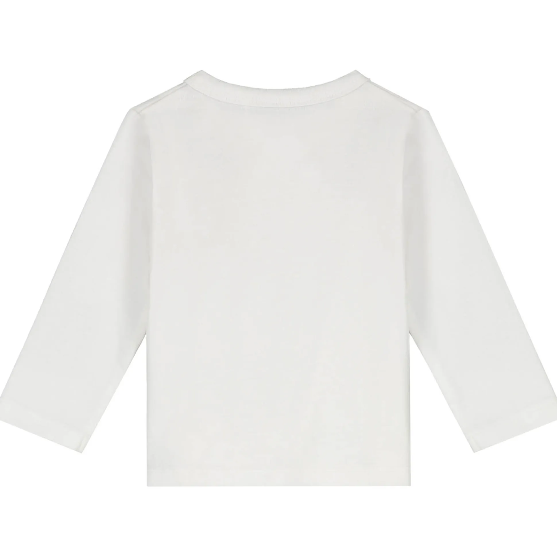 Prénatal newborn shirt Pure lange mouwen effen wit