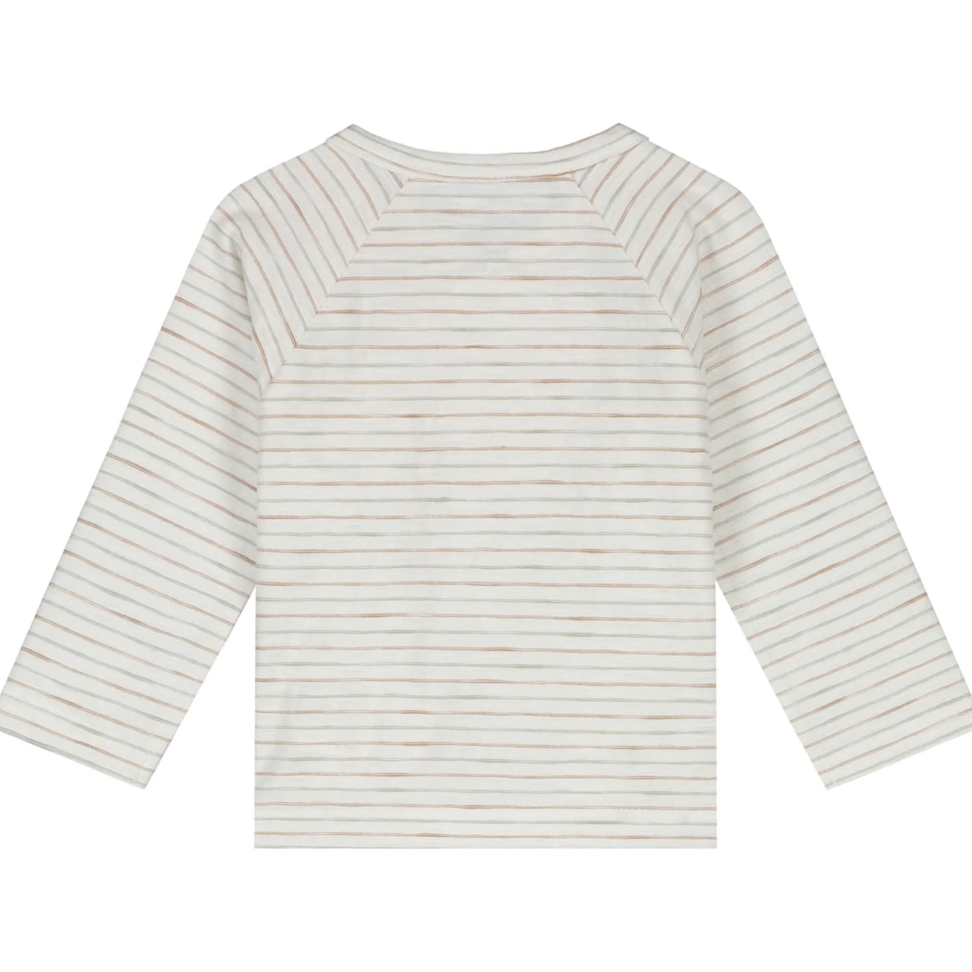 Prénatal newborn shirt Pure lange mouwen strepen wit