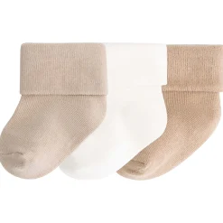 Prénatal newborn sokjes 3-pack taupe