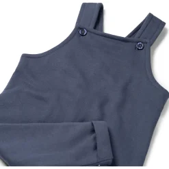 Prénatal newborn tuinbroek  effen blauw