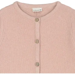 Prénatal newborn vest lange mouwen effen roze