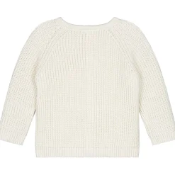 Prénatal newborn vest lange mouwen effen beige