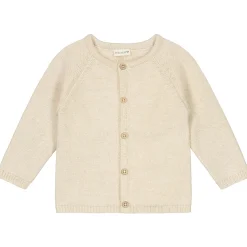 Prénatal newborn vest Pure lange mouwen effen beige