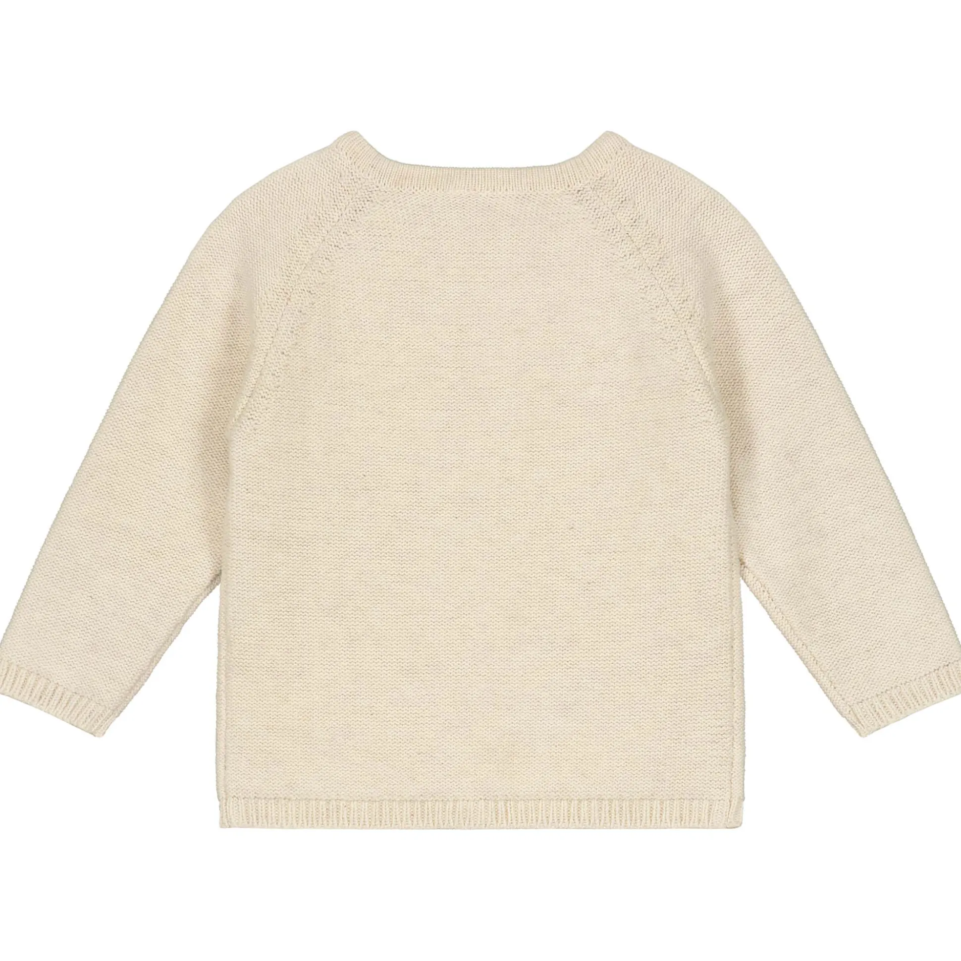 Prénatal newborn vest Pure lange mouwen effen beige