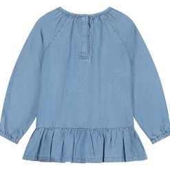 Prénatal peuter blouse lange mouwen effen blauw