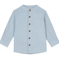 Prénatal peuter blouse lange mouwen effen blauw