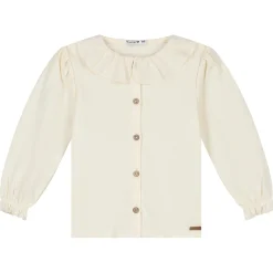 Prénatal peuter blouse lange mouwen effen wit