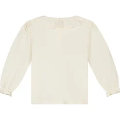 Prénatal peuter blouse lange mouwen effen wit
