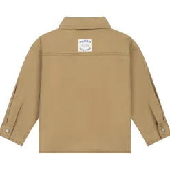 Prénatal peuter blouse lange mouwen effen bruin