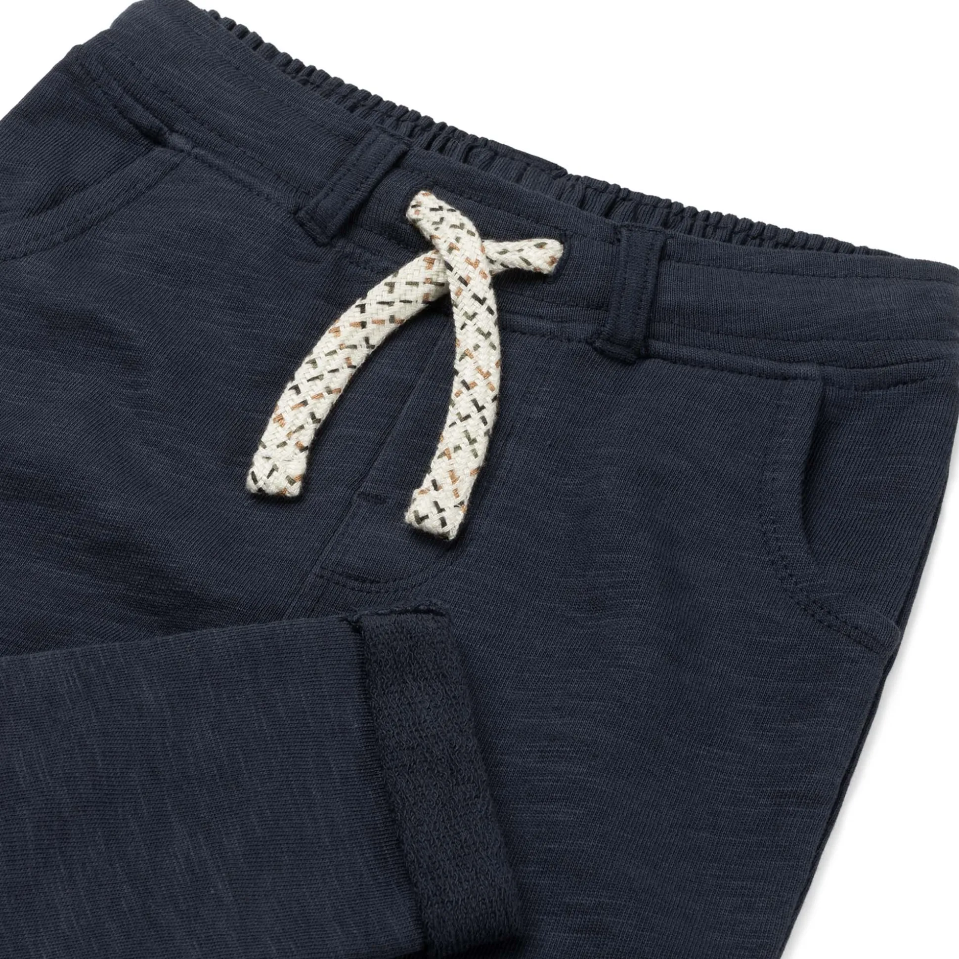 Prénatal peuter broek effen blauw