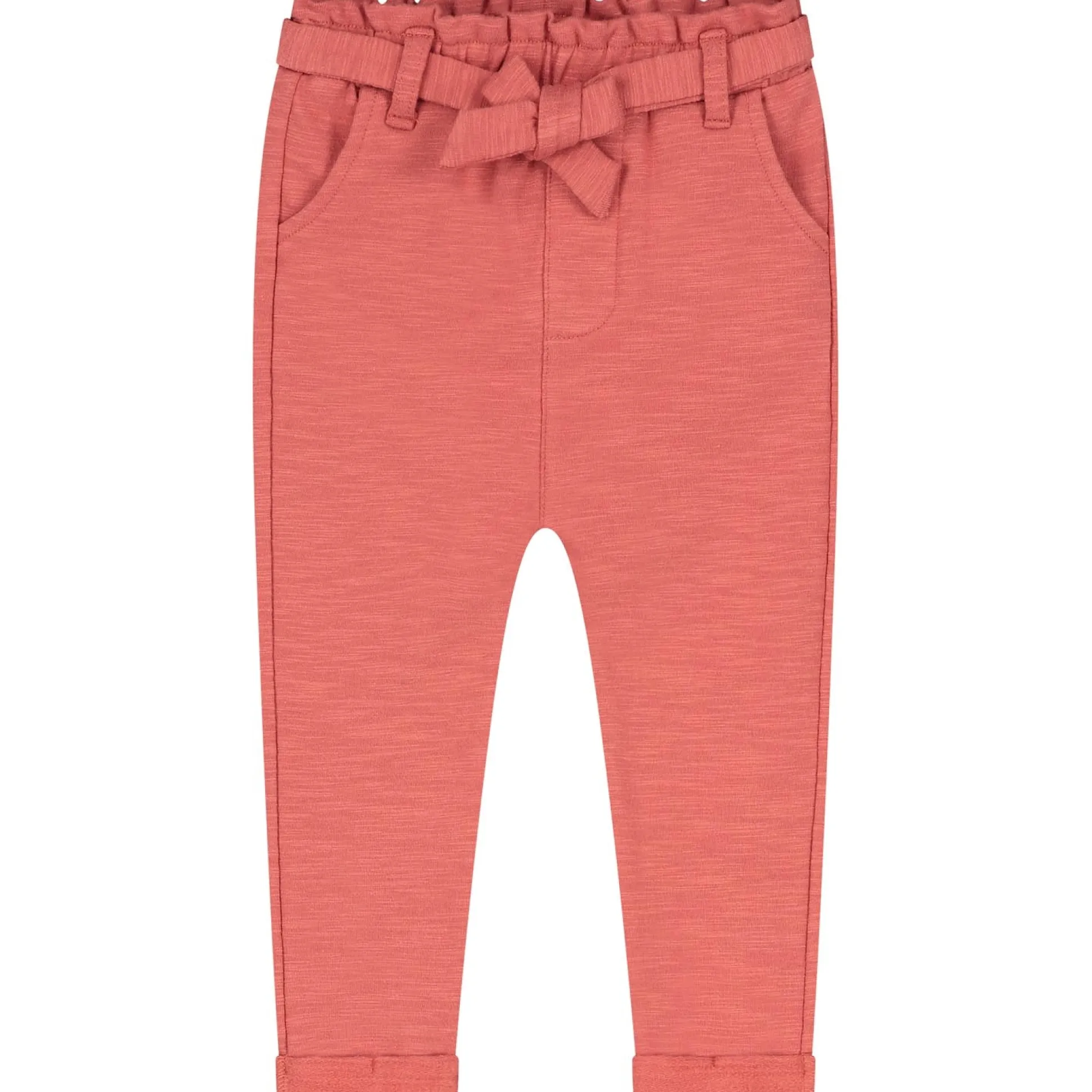 Prénatal peuter broek effen oranje