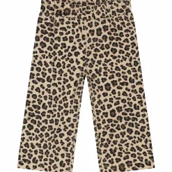 Prénatal peuter broek  panterprint bruin