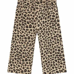 Prénatal peuter broek  panterprint bruin