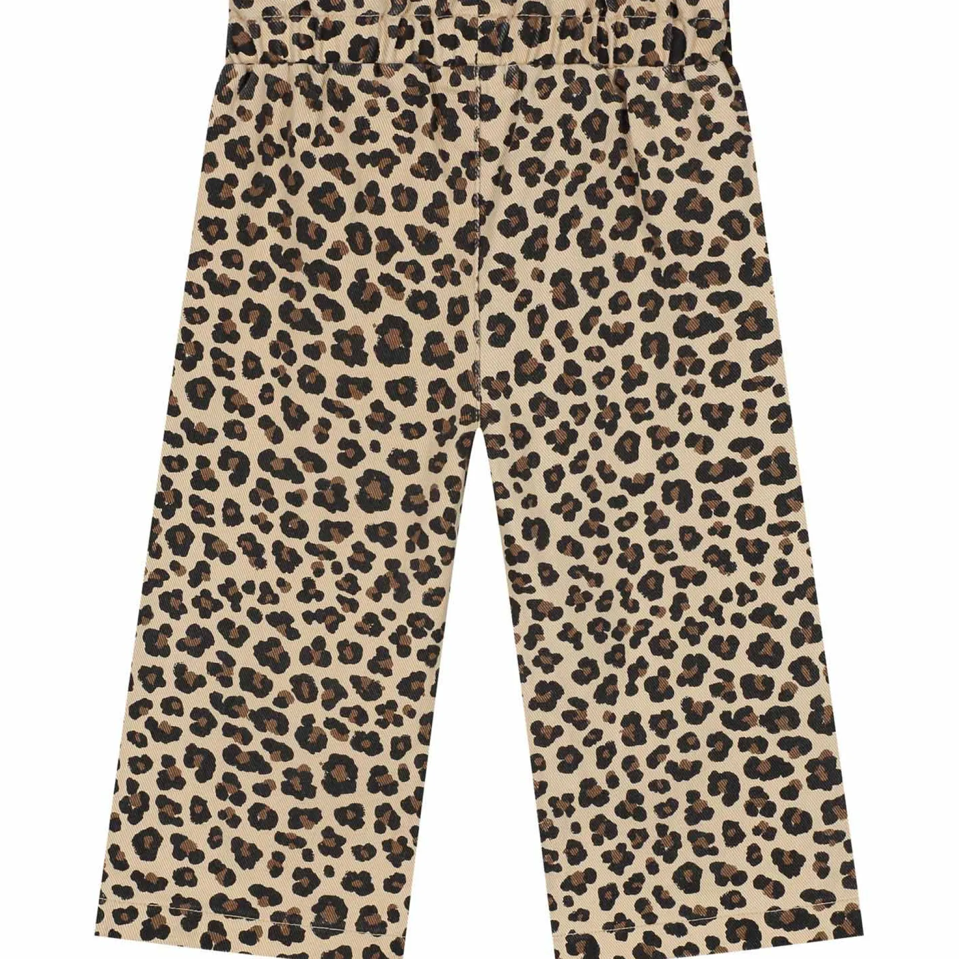 Prénatal peuter broek panterprint bruin