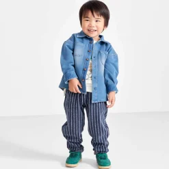 Prénatal peuter broek  strepen blauw